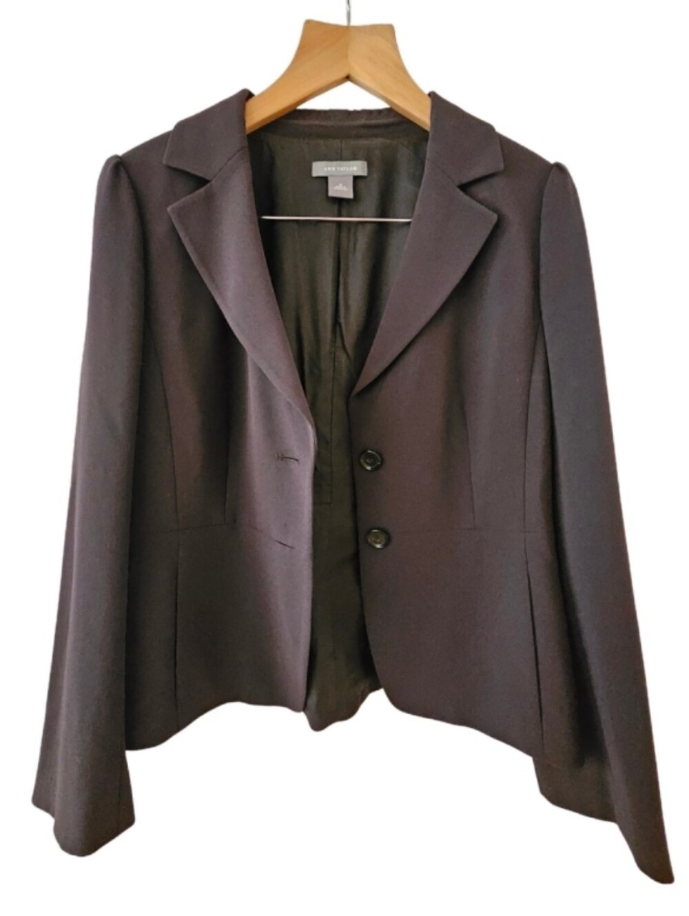 Ann Taylor Brown Two-Button Blazer🍫